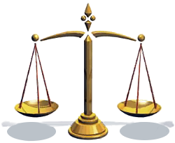 Balanced gold scales symbolising fairness and academic integrity