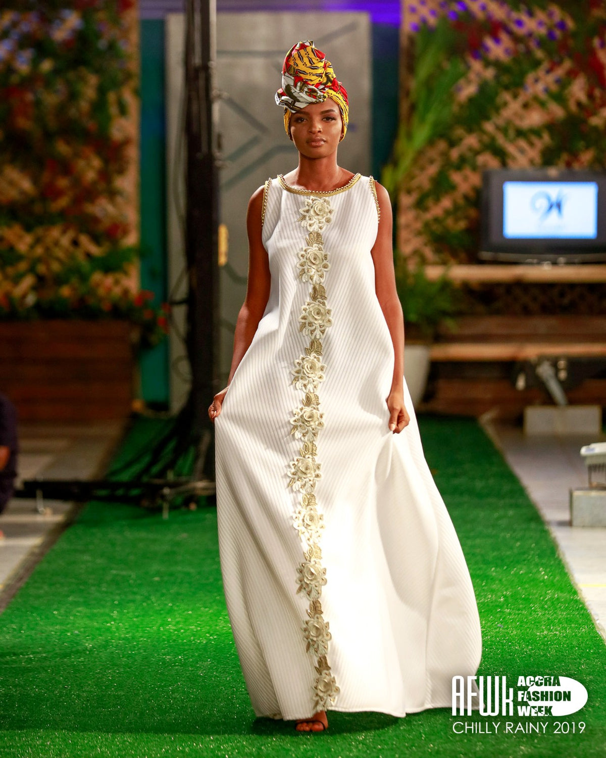 Tolumi TFP runway look at Accra Fashion Week