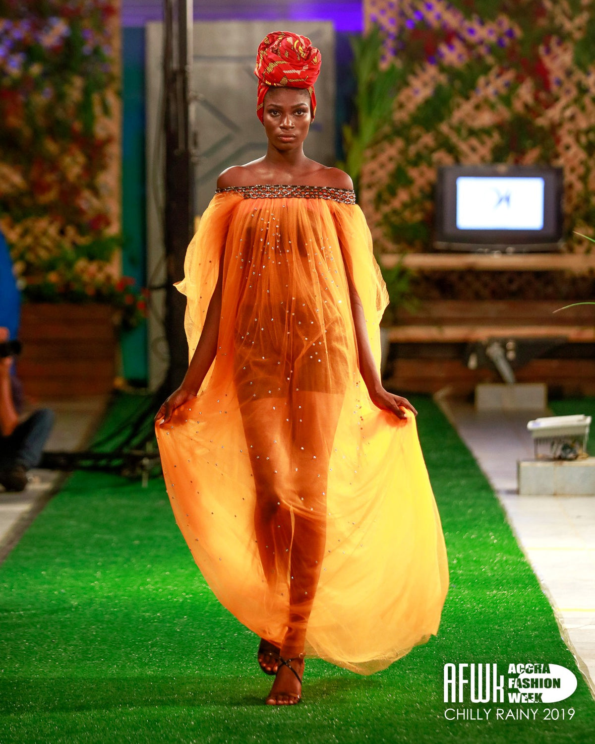 Tolumi TFP runway look at Accra Fashion Week