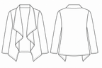 Tito Waterfall Jacket Sewing Pattern