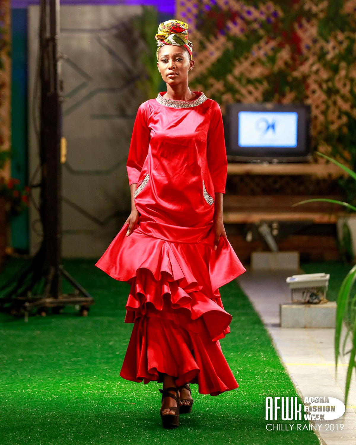 Tolumi TFP runway look at Accra Fashion Week