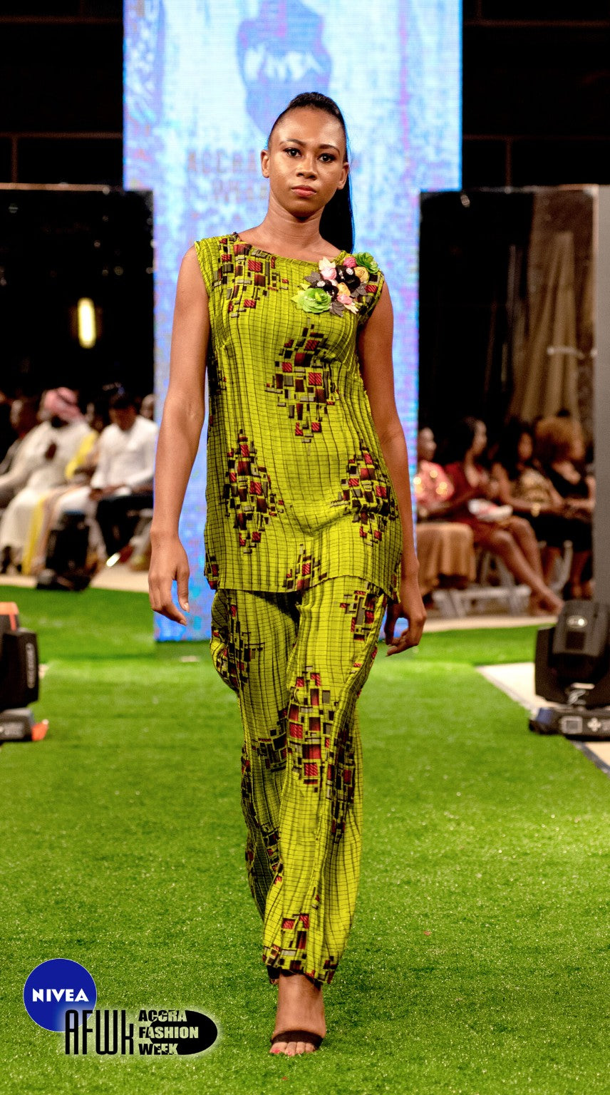 Tolumi TFP runway look at Accra Fashion Week